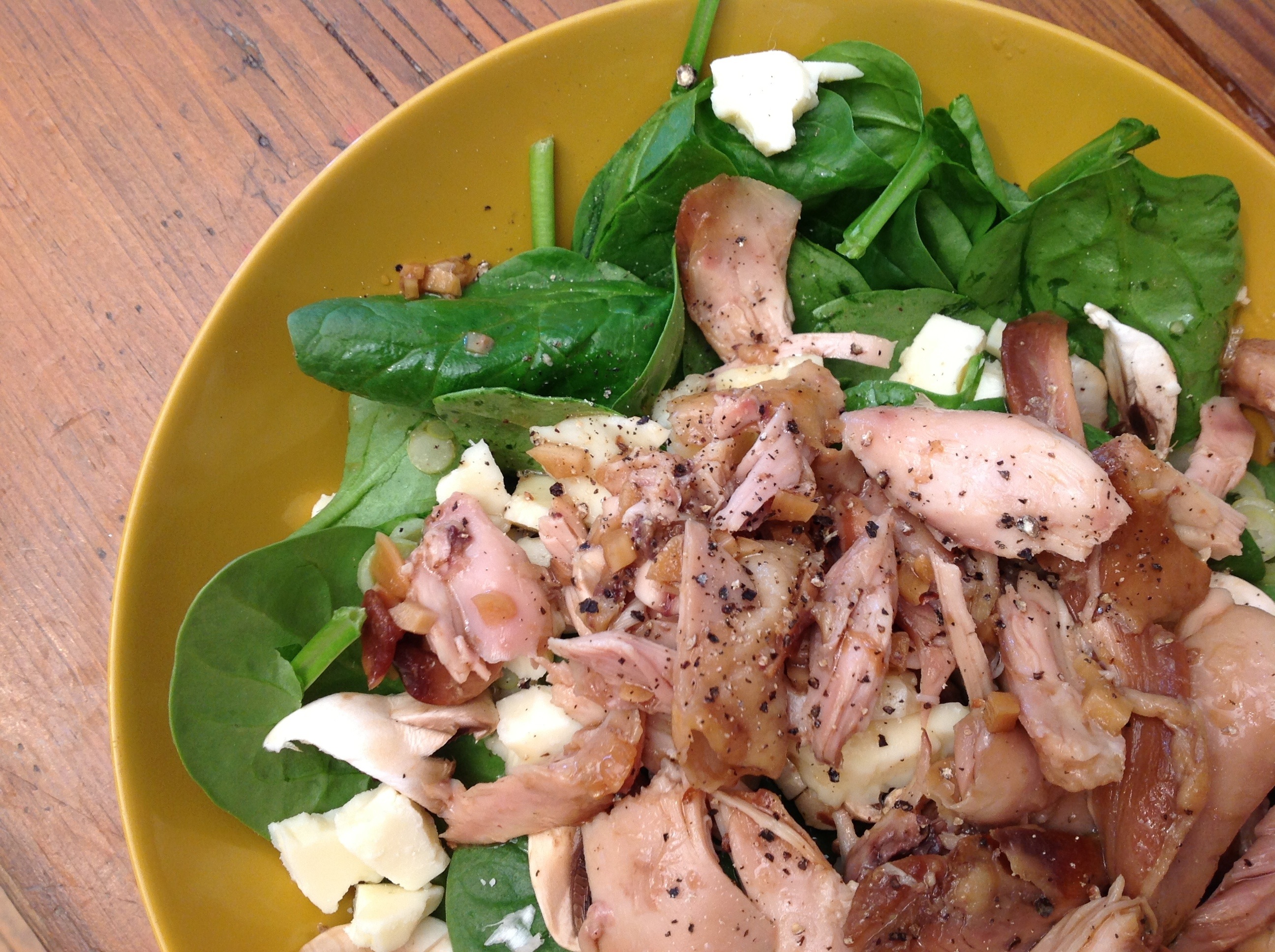 honey garlic chicken salad